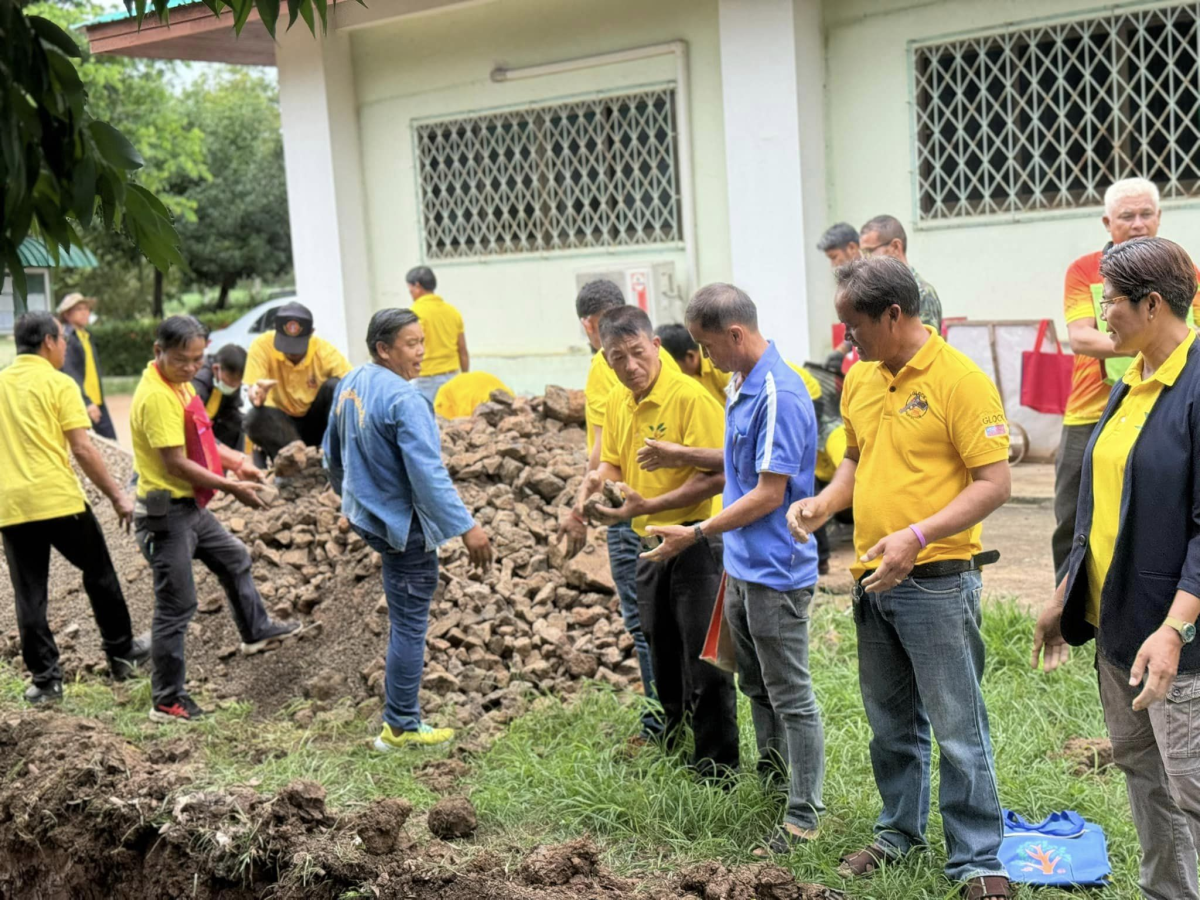 โครงการฝึกอบรมการจัดการน้ำตามหลักปรัชญาเศรษฐกิจพอเพียง (ธนาคารน้ำใต้ดิน) ประจำปีงบประมาณ 2567 