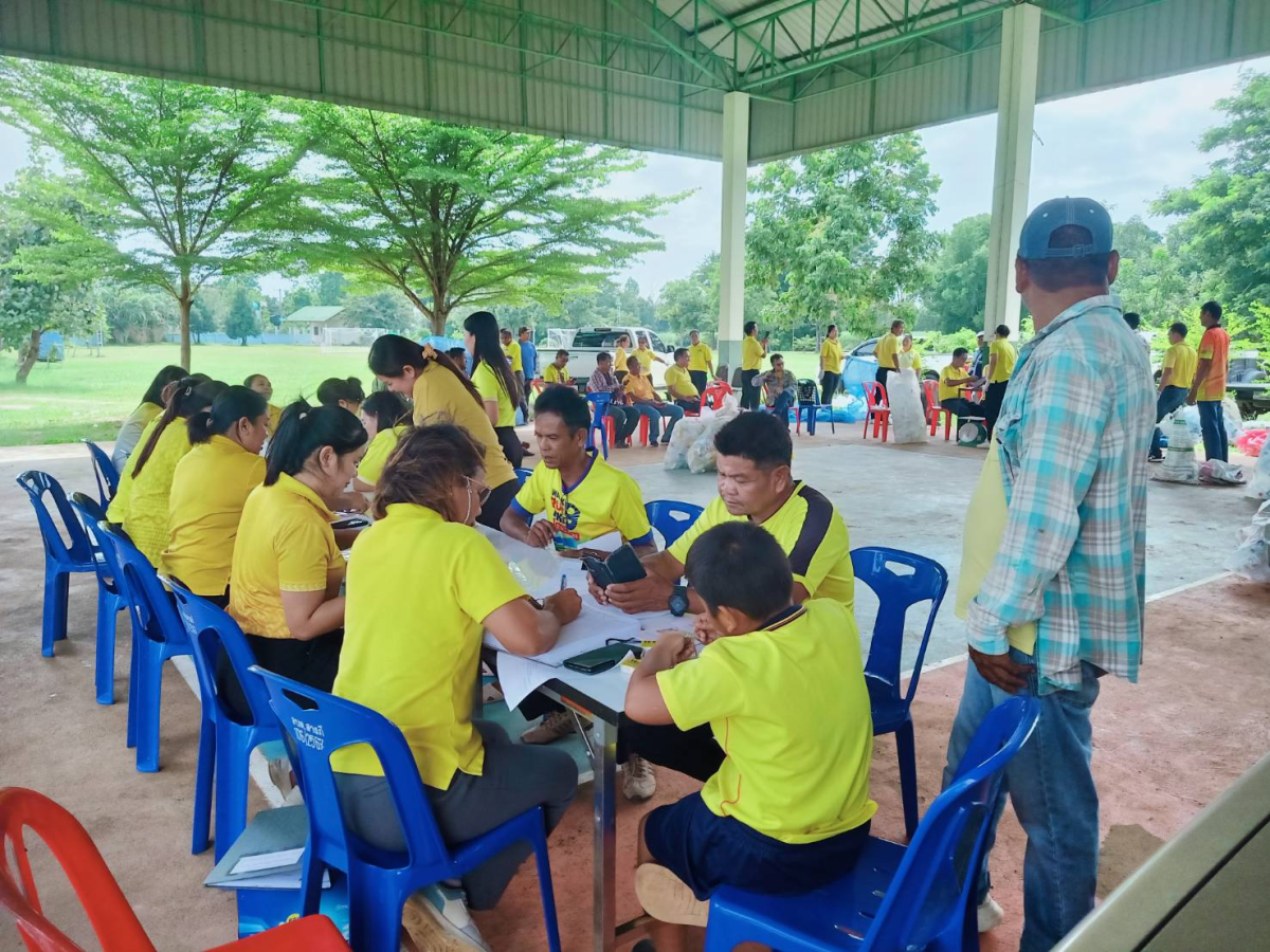 การขับเคลื่อนธนาคารขยะรีไซเคิล ระดับหมู่บ้านของตำบลสารภี  