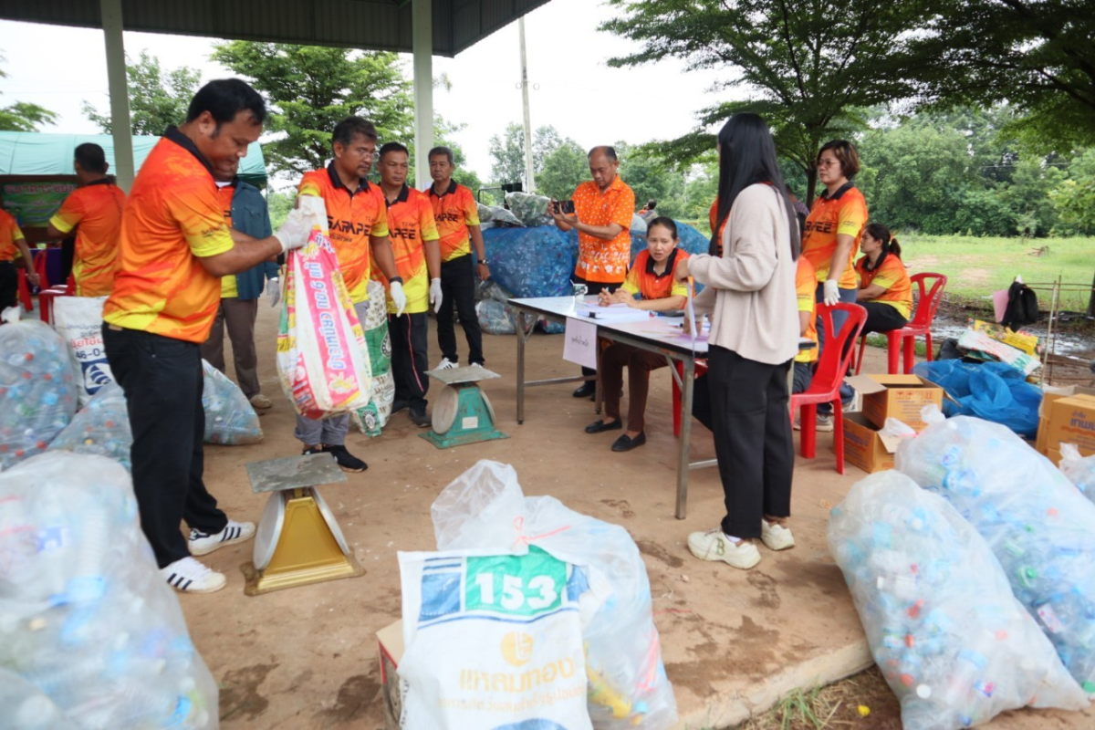 การขับเคลื่อนธนาคารขยะรีไซเคิล ระดับหมู่บ้านของตำบลสารภี  